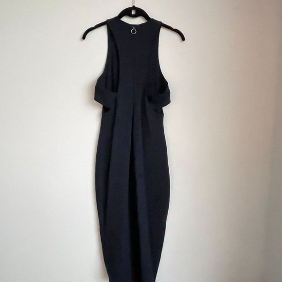 T Alexander Wang Cut-Out Scoop Neck Sleeveless Maxi Dress Black - Picture 10 of 11